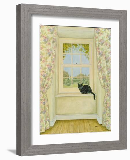 The Window Cat-Ditz-Framed Giclee Print