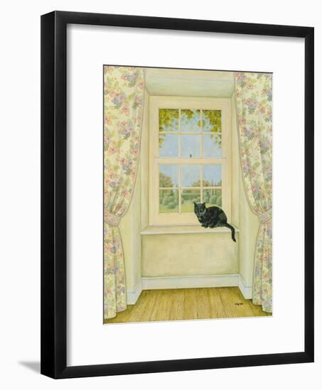 The Window Cat-Ditz-Framed Giclee Print