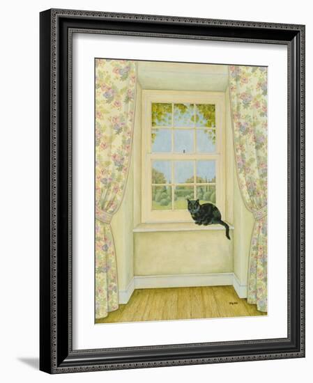 The Window Cat-Ditz-Framed Giclee Print