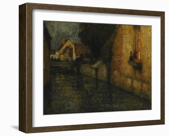 The Window, Gisors; Le Fenetre, Gisors, 1912-Henri Eugene Augustin Le Sidaner-Framed Giclee Print