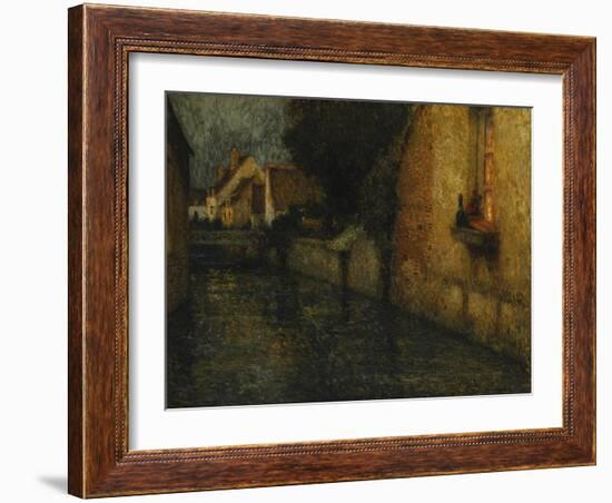 The Window, Gisors; Le Fenetre, Gisors, 1912-Henri Eugene Augustin Le Sidaner-Framed Giclee Print