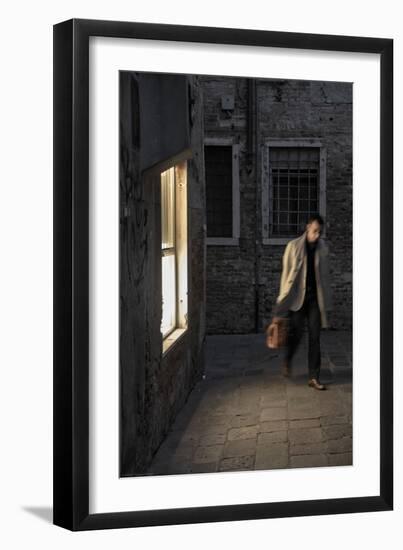 The Window Glow, Venice-Steven Boone-Framed Photographic Print