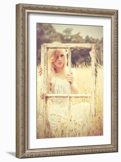 The Window-Sabine Rosch-Framed Photographic Print