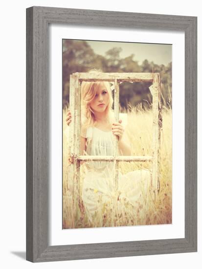 The Window-Sabine Rosch-Framed Photographic Print