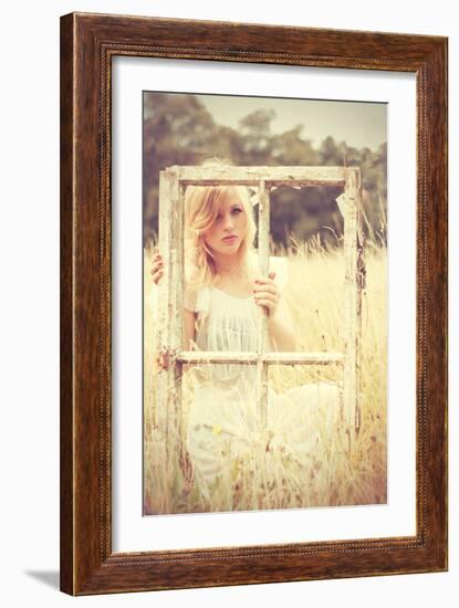 The Window-Sabine Rosch-Framed Photographic Print
