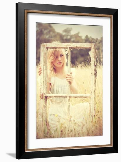 The Window-Sabine Rosch-Framed Photographic Print
