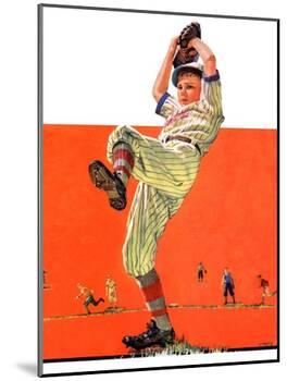 "The Windup,"August 18, 1934-Eugene Iverd-Mounted Giclee Print