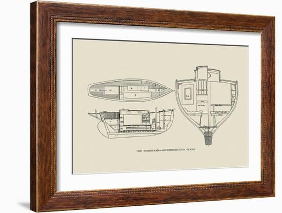 The Windward-Accommodation Plans-Charles P. Kunhardt-Framed Art Print