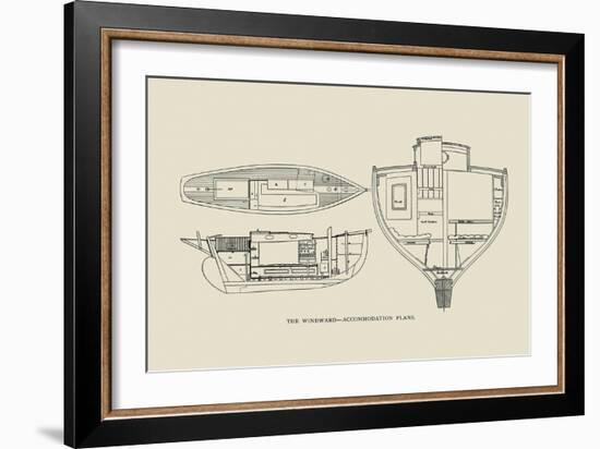 The Windward-Accommodation Plans-Charles P. Kunhardt-Framed Art Print