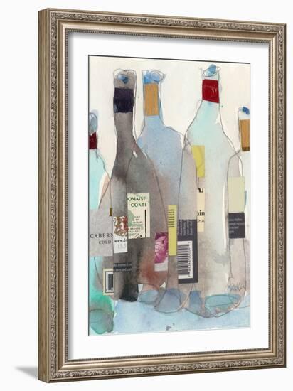 The Wine Bottles III-Samuel Dixon-Framed Art Print
