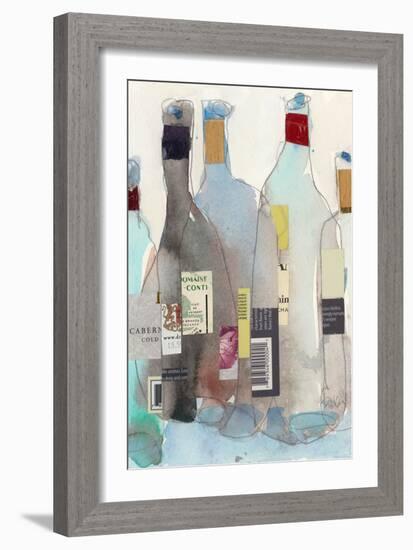 The Wine Bottles III-Samuel Dixon-Framed Art Print