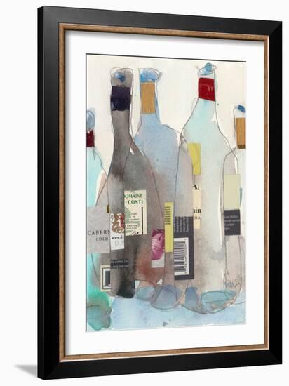 The Wine Bottles III-Samuel Dixon-Framed Art Print