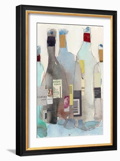 The Wine Bottles III-Samuel Dixon-Framed Art Print