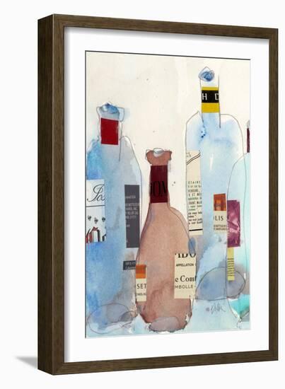 The Wine Bottles IV-Samuel Dixon-Framed Art Print