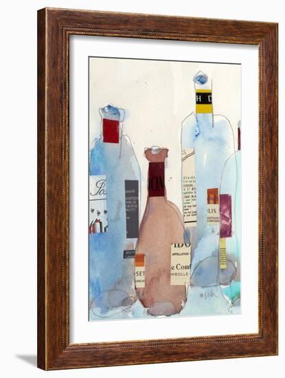 The Wine Bottles IV-Samuel Dixon-Framed Art Print