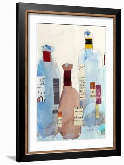 The Wine Bottles IV-Samuel Dixon-Framed Art Print