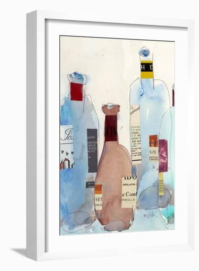 The Wine Bottles IV-Samuel Dixon-Framed Art Print