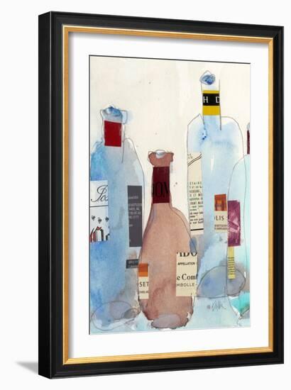 The Wine Bottles IV-Samuel Dixon-Framed Art Print