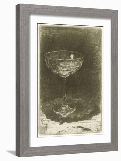 The Wine Glass, 1858-James Abbott McNeill Whistler-Framed Giclee Print