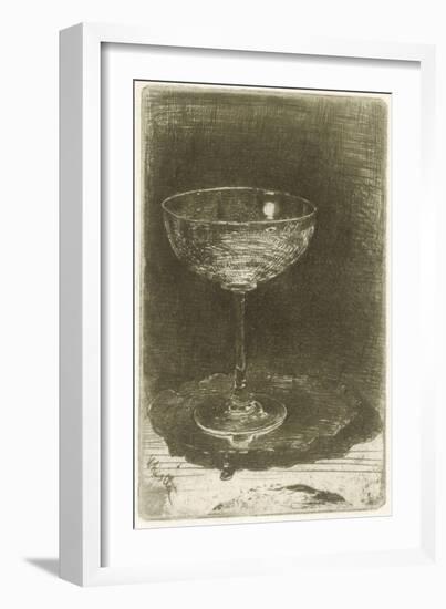 The Wine Glass, 1858-James Abbott McNeill Whistler-Framed Giclee Print