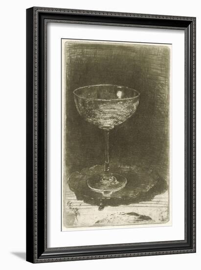 The Wine Glass, 1858-James Abbott McNeill Whistler-Framed Giclee Print