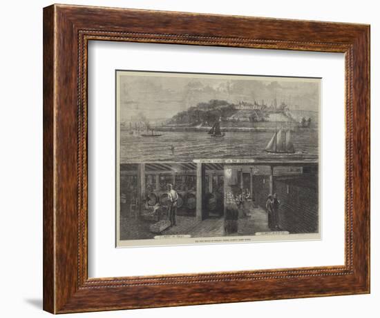 The Wine Supply of England, Messers Gilbey's Claret Stores-null-Framed Giclee Print