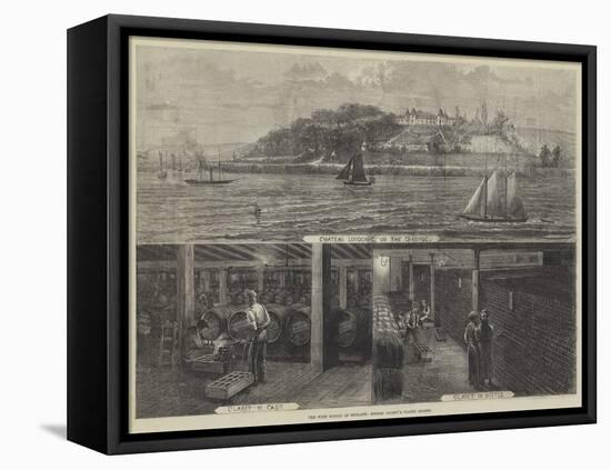 The Wine Supply of England, Messers Gilbey's Claret Stores-null-Framed Premier Image Canvas