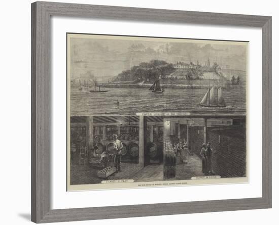 The Wine Supply of England, Messers Gilbey's Claret Stores-null-Framed Giclee Print