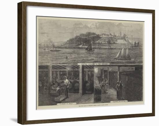 The Wine Supply of England, Messers Gilbey's Claret Stores-null-Framed Giclee Print