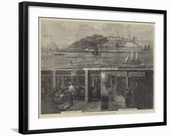 The Wine Supply of England, Messers Gilbey's Claret Stores-null-Framed Giclee Print