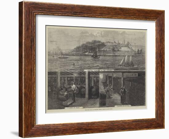 The Wine Supply of England, Messers Gilbey's Claret Stores-null-Framed Giclee Print