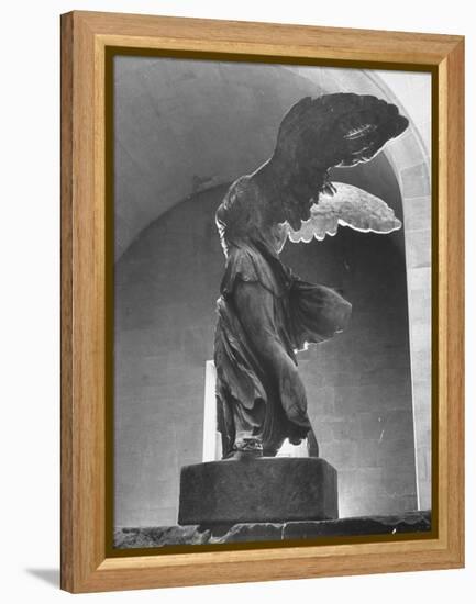 The Winged Victory of Samothrace Statue in the Louvre Museum, Probably Dating from Third-null-Framed Premier Image Canvas