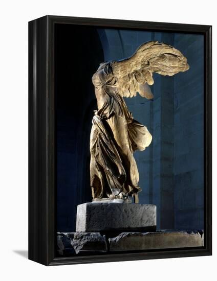 The Winged Victory or Nike of Samothrace, Marble, c. 190 BC-null-Framed Premier Image Canvas