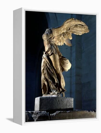 The Winged Victory or Nike of Samothrace, Marble, c. 190 BC-null-Framed Premier Image Canvas