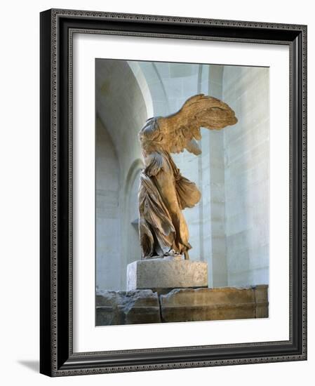 The Winged Victory or Nike of Samothrace-null-Framed Premium Photographic Print