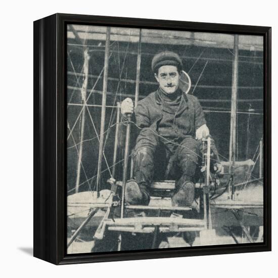 The winner of the £10,000 prize for the flight from London to Manchester, 1910 (c1937)-Unknown-Framed Stretched Canvas