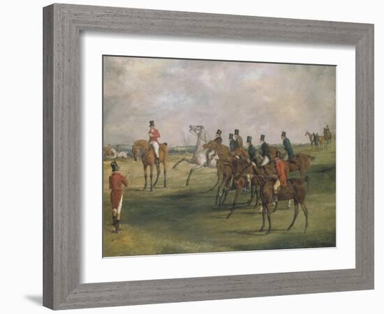 The Winner: The Forest Stakes, Henley-On-Arden, Warwickshire, February 23, 1847-Henry Thomas Alken-Framed Giclee Print