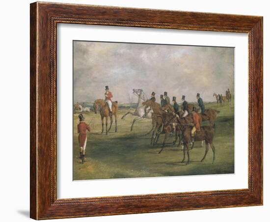 The Winner: The Forest Stakes, Henley-On-Arden, Warwickshire, February 23, 1847-Henry Thomas Alken-Framed Giclee Print