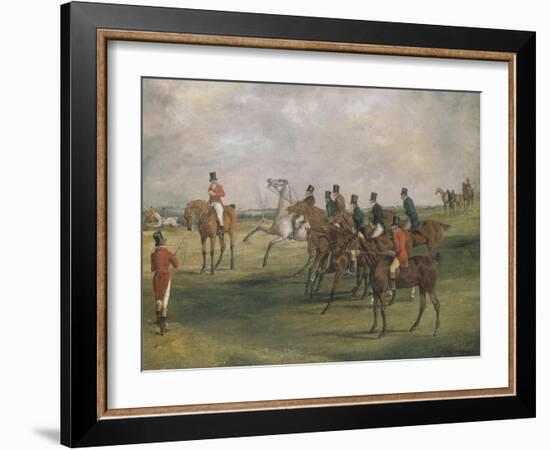 The Winner: The Forest Stakes, Henley-On-Arden, Warwickshire, February 23, 1847-Henry Thomas Alken-Framed Giclee Print