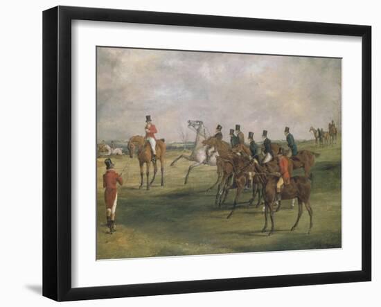 The Winner: The Forest Stakes, Henley-On-Arden, Warwickshire, February 23, 1847-Henry Thomas Alken-Framed Giclee Print