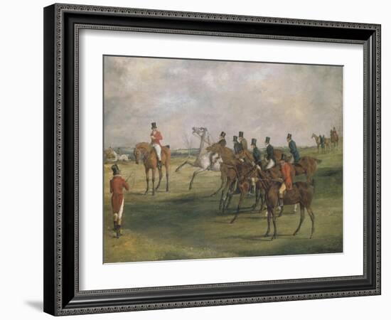 The Winner: The Forest Stakes, Henley-On-Arden, Warwickshire, February 23, 1847-Henry Thomas Alken-Framed Giclee Print