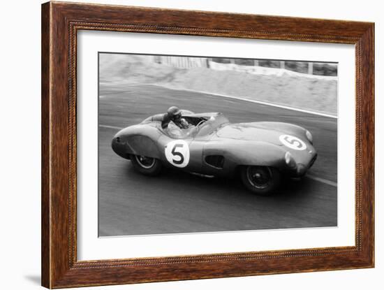 The Winning Aston Martin Dbr1 in the Le Mans 24 Hours, France, 1959-Maxwell Boyd-Framed Photographic Print