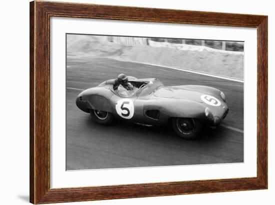 The Winning Aston Martin Dbr1 in the Le Mans 24 Hours, France, 1959-Maxwell Boyd-Framed Photographic Print