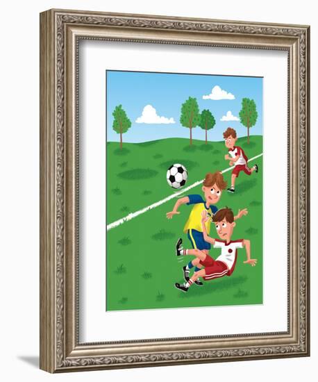 The Winning Goal - Jack & Jill-Eric Sturdevant-Framed Giclee Print