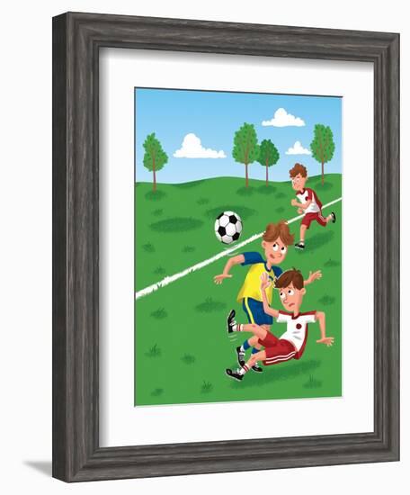 The Winning Goal - Jack & Jill-Eric Sturdevant-Framed Giclee Print