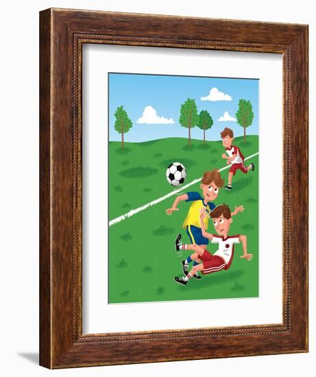 The Winning Goal - Jack & Jill-Eric Sturdevant-Framed Giclee Print