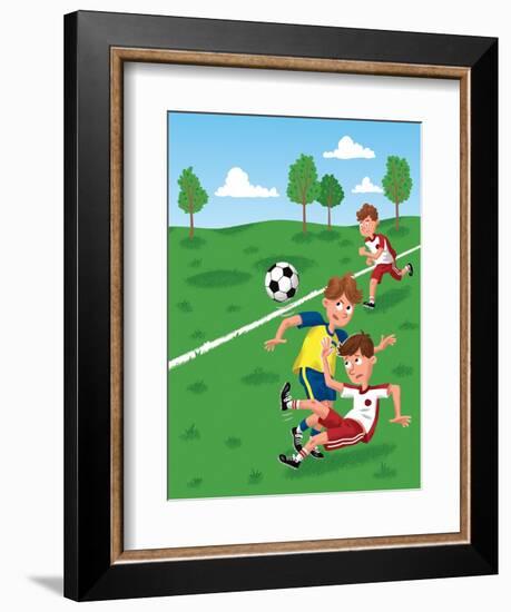 The Winning Goal - Jack & Jill-Eric Sturdevant-Framed Giclee Print