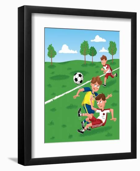 The Winning Goal - Jack & Jill-Eric Sturdevant-Framed Giclee Print