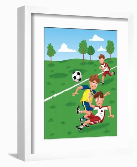 The Winning Goal - Jack & Jill-Eric Sturdevant-Framed Giclee Print