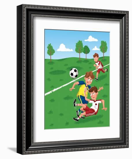 The Winning Goal - Jack & Jill-Eric Sturdevant-Framed Giclee Print